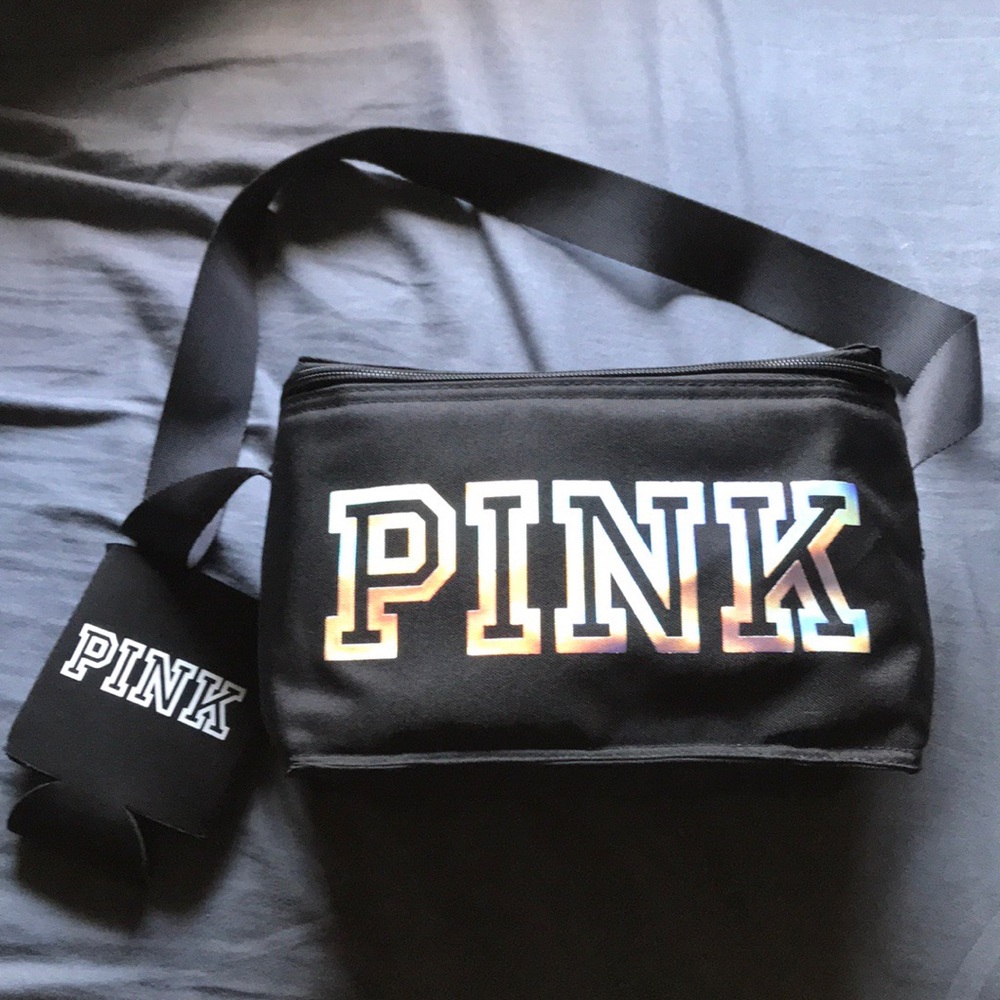 VS PINK mini black cooler